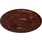 Ekena Millwork Oslo Ceiling Medallion (Fits Canopies up to 10 1/2"), 28 1/8"OD x 1 3/4"P, Antique Copper CM28OSACS - alternate 2